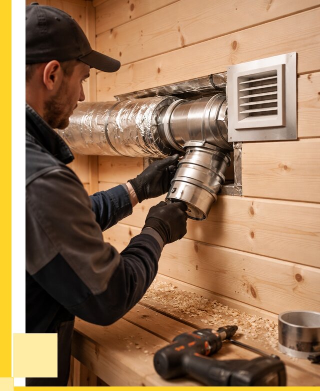 Монтаж вентиляции бани в Людинове от 12214 р. | ЭриданЛюд