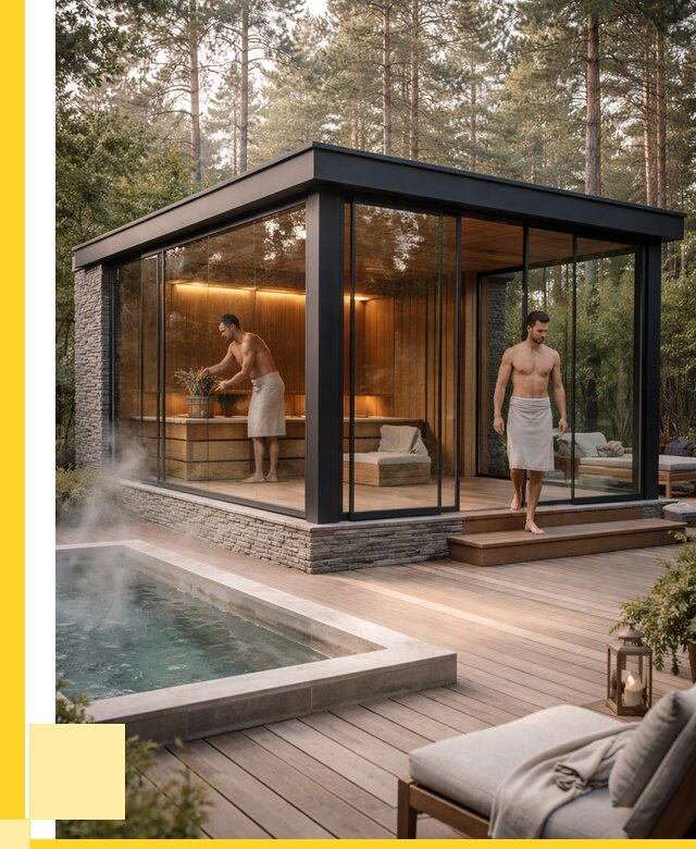 Стеклянные бани и двери в Людинове от 458010 р. | ЭриданЛюд