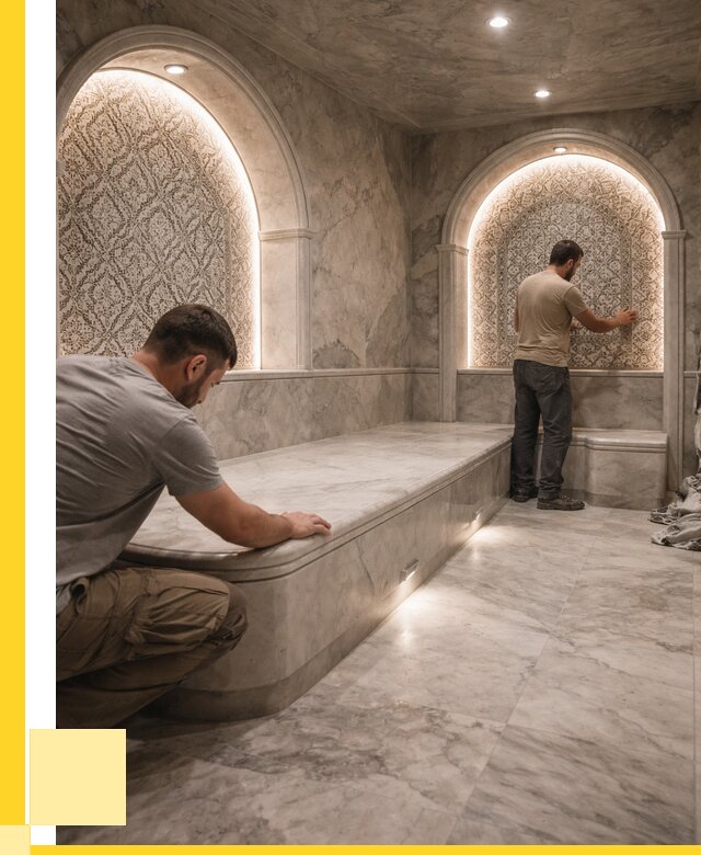 Турецкие бани под ключ в Людинове от 254450 р. | ЭриданЛюд