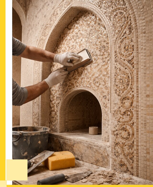 Мозаика для хамама в Людинове под ключ от 5089 р. | ЭриданЛюд