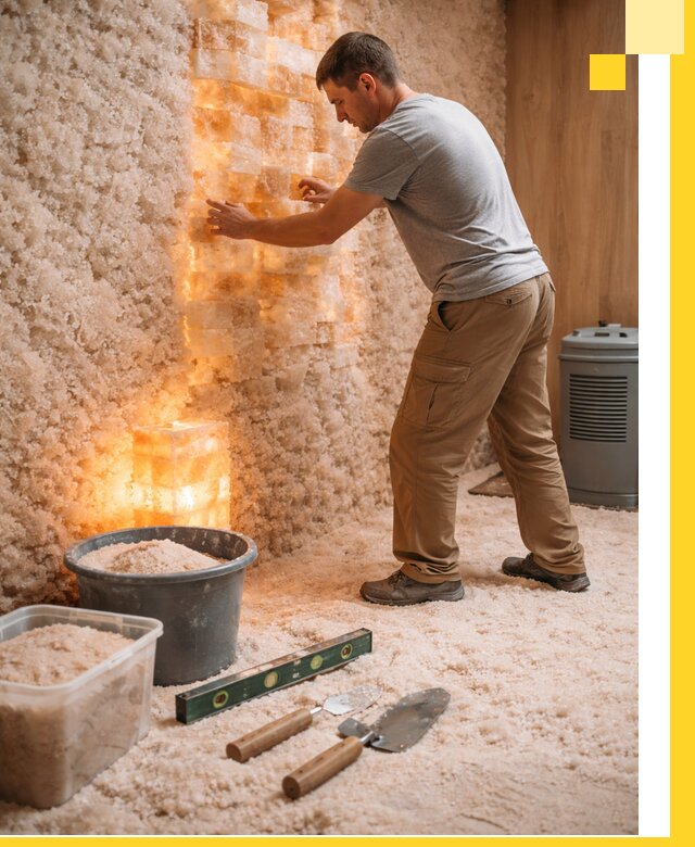 Проектирование и монтаж соляных комнат в Людинове под ключ